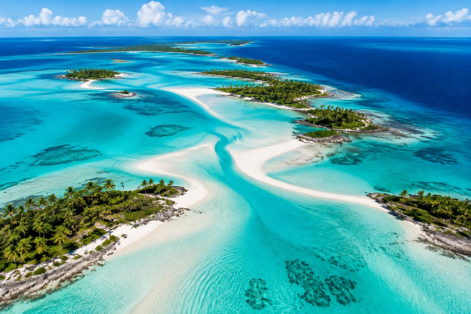 Illustrative aerial imagery for Exuma