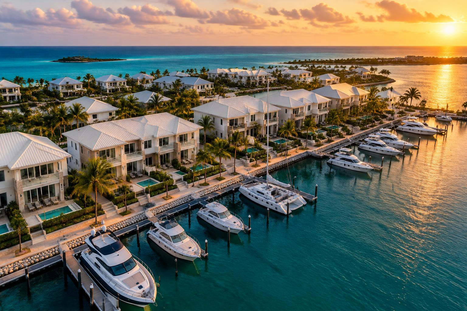 Illustrative canal-front property in Port New Providence