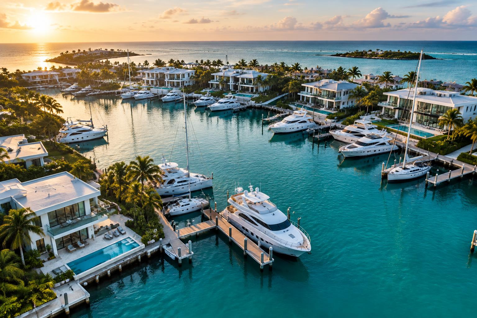 Illustrative marina-front property in Sandyport